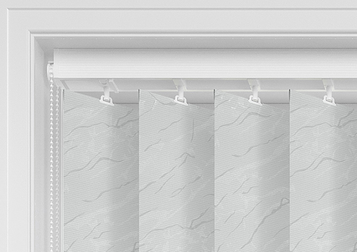 Rapture (Blackout), Mist Grey - Vertical Blind - Image 11
